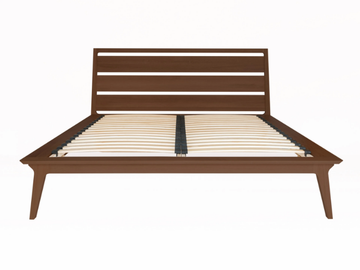 VALENTINE - Walnut king size bed by Case - view 2