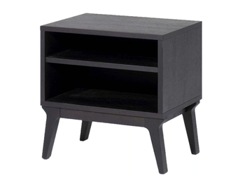 VALENTINE - Black stain rectangular bedside table by Case - view 2