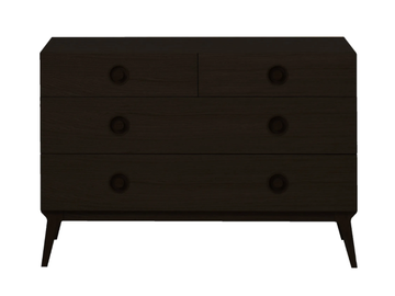 VALENTINE - Black stain chest of drawers by Case - view 2