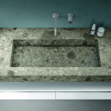 CARTABIANCA - Vanity unit with mirror by Cerasa - view 3