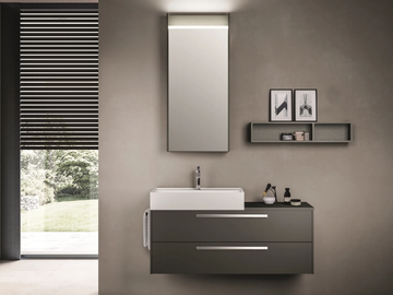 CARTABIANCA - Wall-mounted engineered wood vanity unit with drawers by Cerasa - view 2