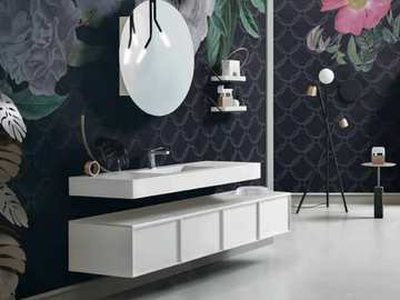 DES CAPSULE N.1 52-53 - Wall-mounted vanity unit with drawers by Cerasa - view 2