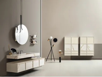 DES 12-13 - Wall-mounted vanity unit with drawers by Cerasa - view 2
