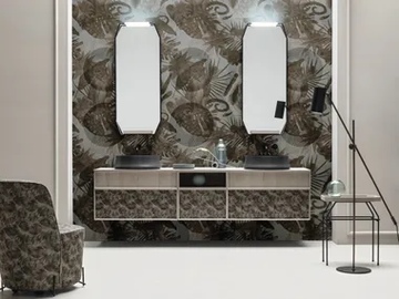 DES 95 - Sectional vanity unit with drawers by Cerasa - view 2