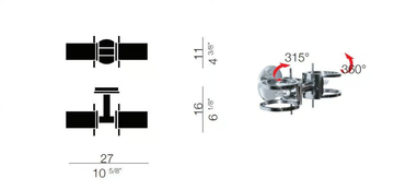 COMPONI75 DUE PARETE - Halogen wall lamp by Cini&Nils - view 3