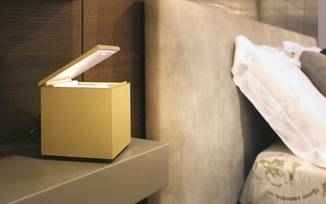 CUBOLUCE LED - Technopolymer table lamp by Cini&Nils - view 3