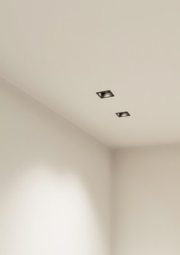 INDICE QUADRO REG - Square adjustable aluminium spotlight for false ceiling by Cini&Nils - view 3