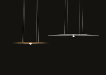PASSEPARTOUT55 SOPRATAVOLO - LED direct-indirect light brass pendant lamp by Cini&Nils - view 3