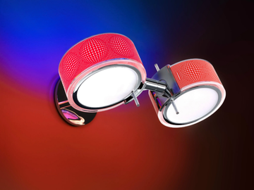 NEWCOMPONI200 DUE PARETE/SOFFITTO 25 - Halogen wall lamp by Cini&Nils - view 2