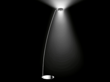 NEWCOMPONI200 MEZZACURVA - LED adjustable floor lamp by Cini&Nils - view 2