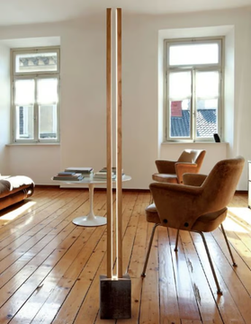LUBOIS LT - LED wooden floor lamp by Cinier - view 2
