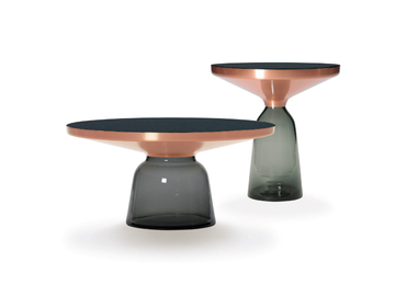 BELL COFFEE TABLE COPPER - Round copper and glass coffee table by ClassiCon - view 3