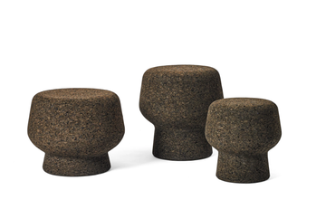 CORKER NO. 1 - Cork stool / coffee table by ClassiCon - view 3