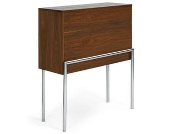 ORCUS HOME DESK - Steel and wood secretary desk with flap doors by ClassiCon - view 3