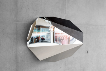 PIEGA MEDIUM - Wall-mounted stainless steel mirror by ClassiCon - view 3