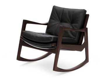 EUVIRA - Rocking upholstered armchair with armrests by ClassiCon - view 2