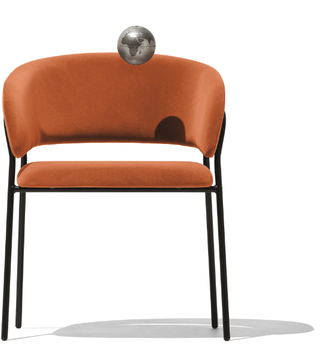 BALIA - Upholstered fabric chair with armrests by Connubia - view 3