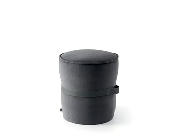 POF - Upholstered round velvet pouf by Connubia - view 3