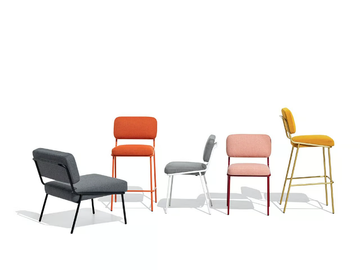 SIXTY - Upholstered fabric easy chair by Connubia - view 3