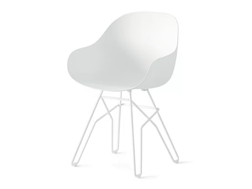 ACADEMY - Trestle-based polypropylene chair by Connubia - view 2