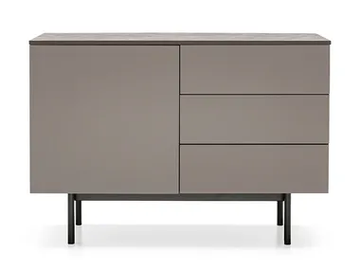 MADE - Melamine-faced chipboard sideboard with doors with drawers by Connubia - view 2
