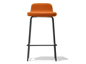 RILEY - Sled base Imitation leather stool with footrest by Connubia - view 2
