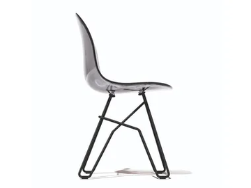 ACADEMY - Trestle-based polycarbonate chair by Connubia - view 2