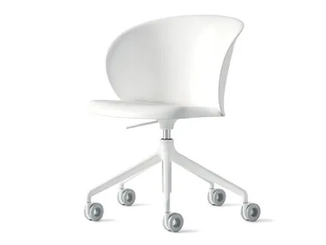 TUKA - Swivel polypropylene office chair with castors by Connubia - view 2