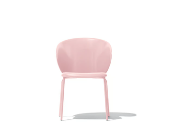 TUKA - Polypropylene chair with metal tube legs by Connubia - view 3