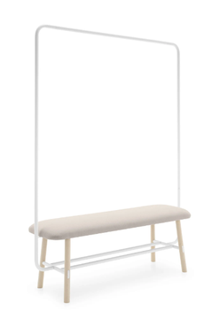 YO! WELCOME - Free standing metal hallway unit with mirror by Connubia - view 3