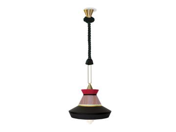 CALYPSO GUADALOUPE - LED fabric pendant lamp by Contardi - view 2