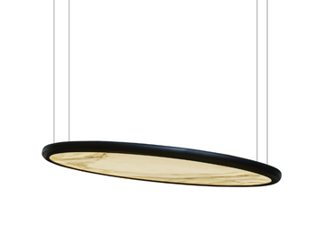 BOGOTÀ - LED dimmable fabric pendant lamp by Contardi - view 2