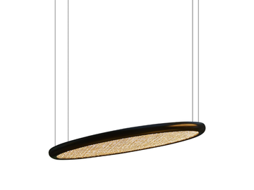 BOGOTÀ - LED dimmable Vienna straw pendant lamp by Contardi - view 2