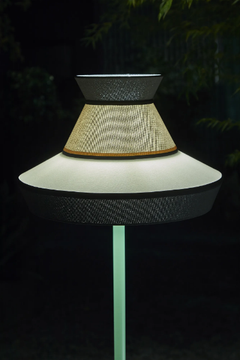 CALYPSO OUTDOOR GUADALOUPE - LED fabric floor lamp by Contardi - view 3