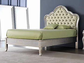 GEMMA - Full size bed with upholstered headboard by CorteZari - view 2
