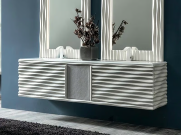 EBON - Double wall-mounted vanity unit by CorteZari - view 2