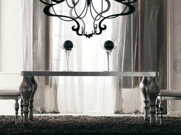 ZOE - Lacquered glass dining table by CorteZari - view 2