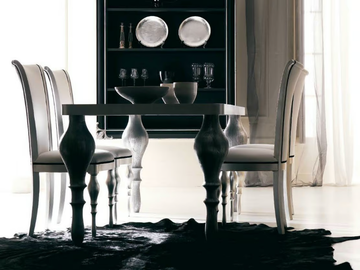 ZOE - Lacquered glass dining table by CorteZari - view 3