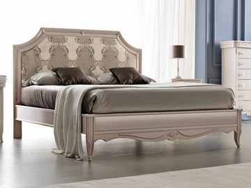INES II - Double bed with upholstered headboard by CorteZari - view 2