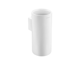 BLACK&WHITE - Wall-mounted brass toothbrush holder by Cosmic - view 3