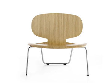 ALIS XXL - Stackable wood veneer easy chair by Crassevig - view 2