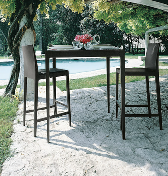 ANNA 65-82 CS - Wooden stool with back by Crassevig - view 3