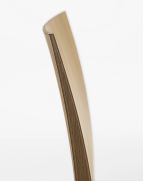 ANNA RS - Upholstered stackable wooden chair by Crassevig - view 3