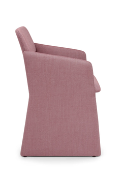 AURA PM - Fabric chair with armrests by Crassevig - view 3