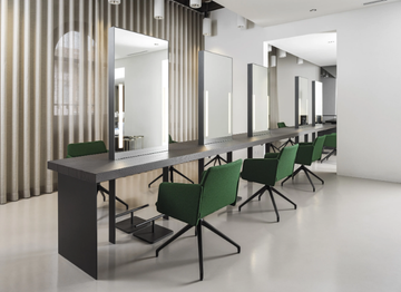 AURA P PB - Trestle-based upholstered office chair by Crassevig - view 3