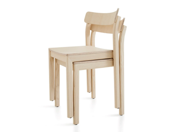 FRISIA RS - Stackable ash chair by Crassevig - view 2