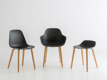 POLA LIGHT R/4W ECO - Polypropylene chair by Crassevig - view 3