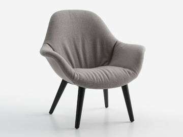 POLA LOUNGE LP/4W - Fabric armchair by Crassevig - view 3