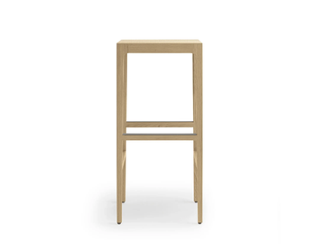ANNA 65-82 SS - Wooden stool by Crassevig - view 3