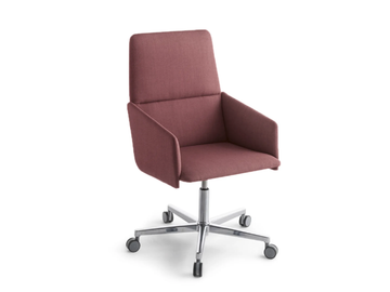 AURA PC SW - Executive chair with 5-spoke base by Crassevig - view 2